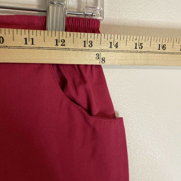 Reina Scrub Bottom Medical Uniform Pink Drawstring Pants XS - Picture 7 of 12